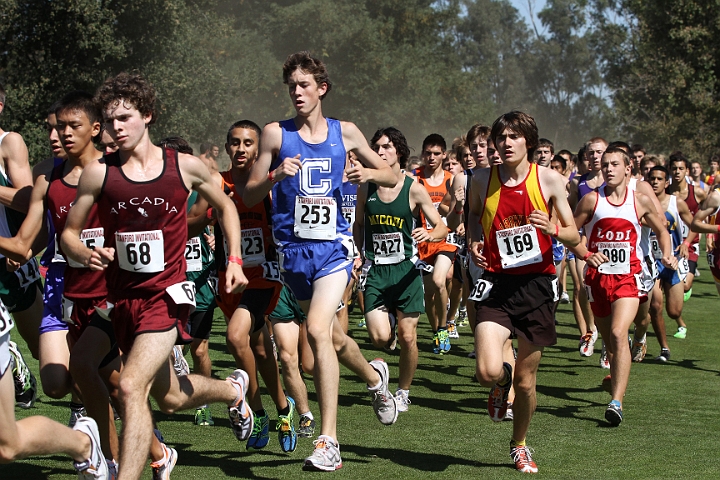 2010 SInv D1-017.JPG - 2010 Stanford Cross Country Invitational, September 25, Stanford Golf Course, Stanford, California.